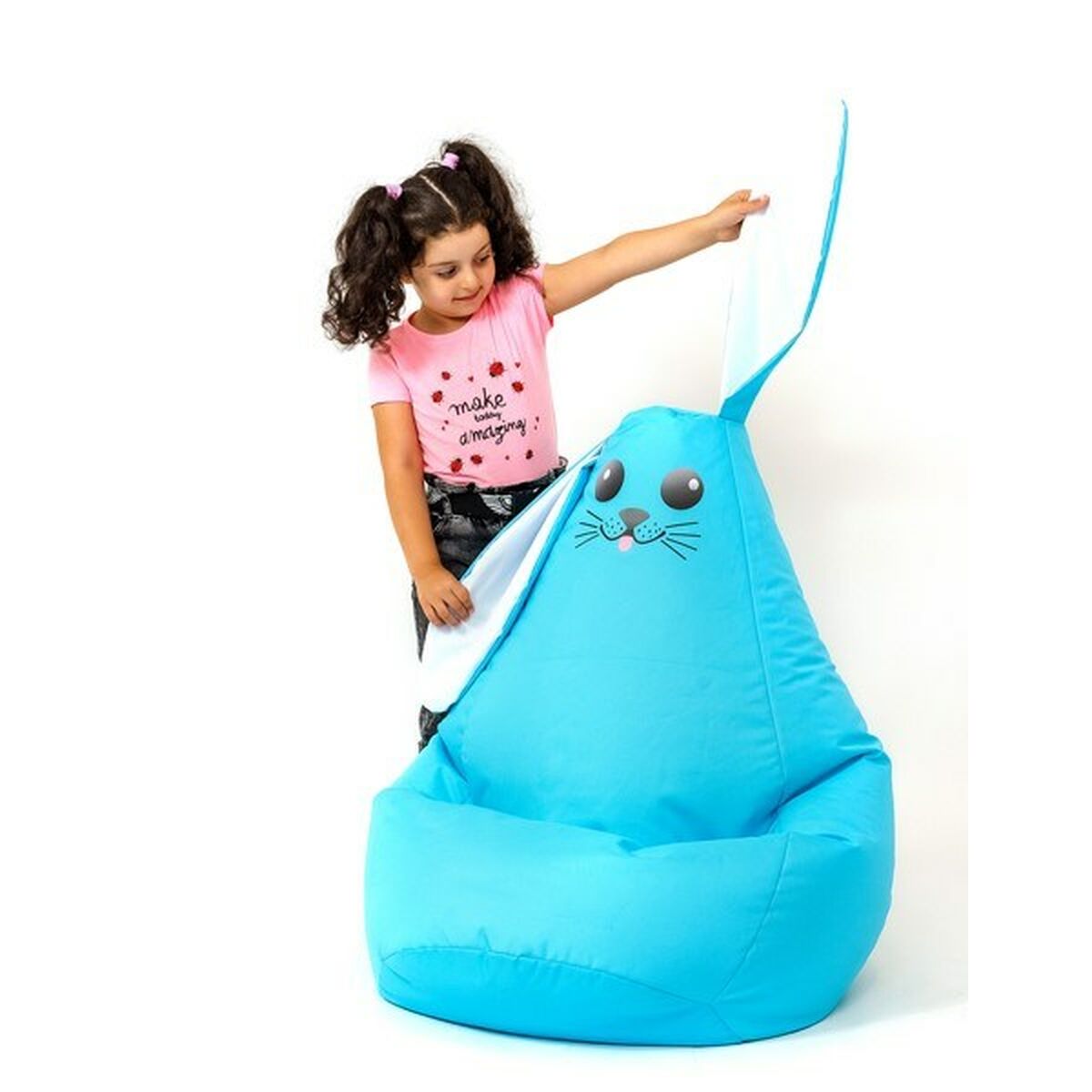Puff GO GIFT Niebieski Oxford 130 x 90 cm